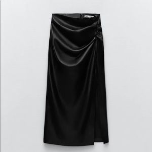 ZARA | Leather Skirt